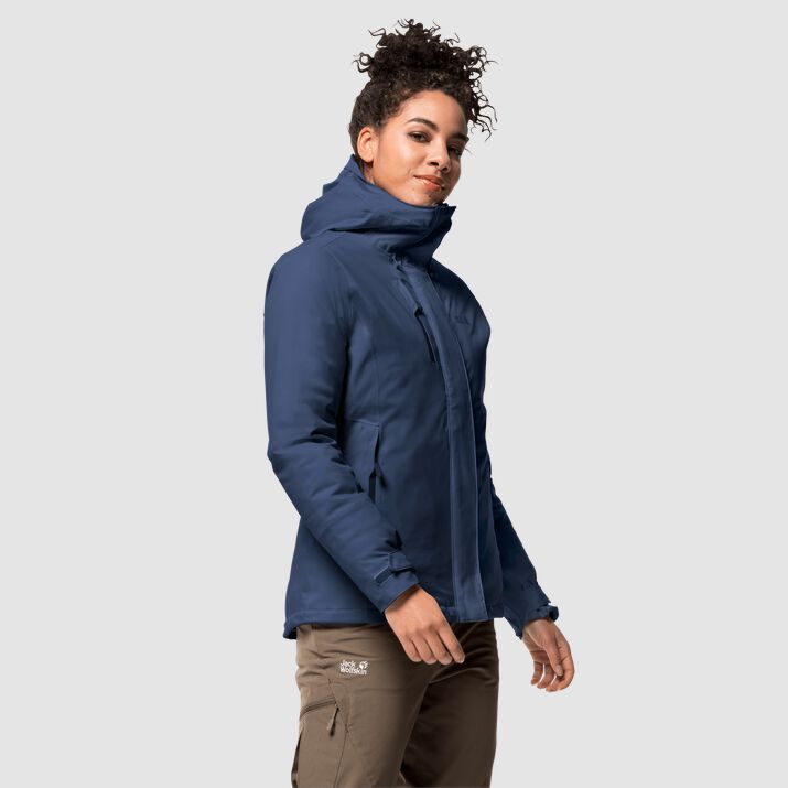 Jack Wolfskin Womens Troposphere Winter Jacket Navy 697851USI